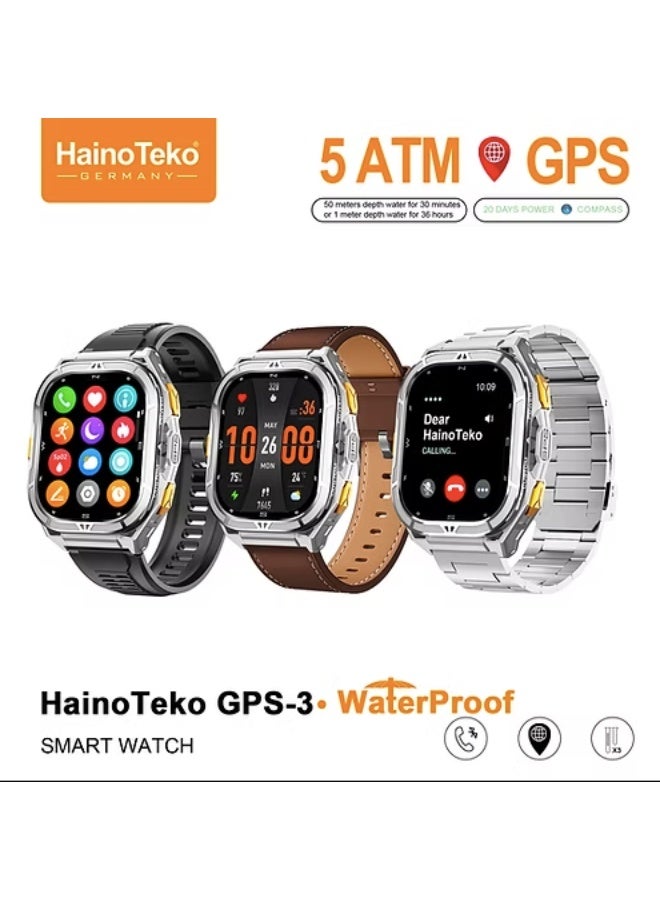 HainoTeko Germany GPS 3  WaterProof 5 ATM Best Smart Watch - Image 2